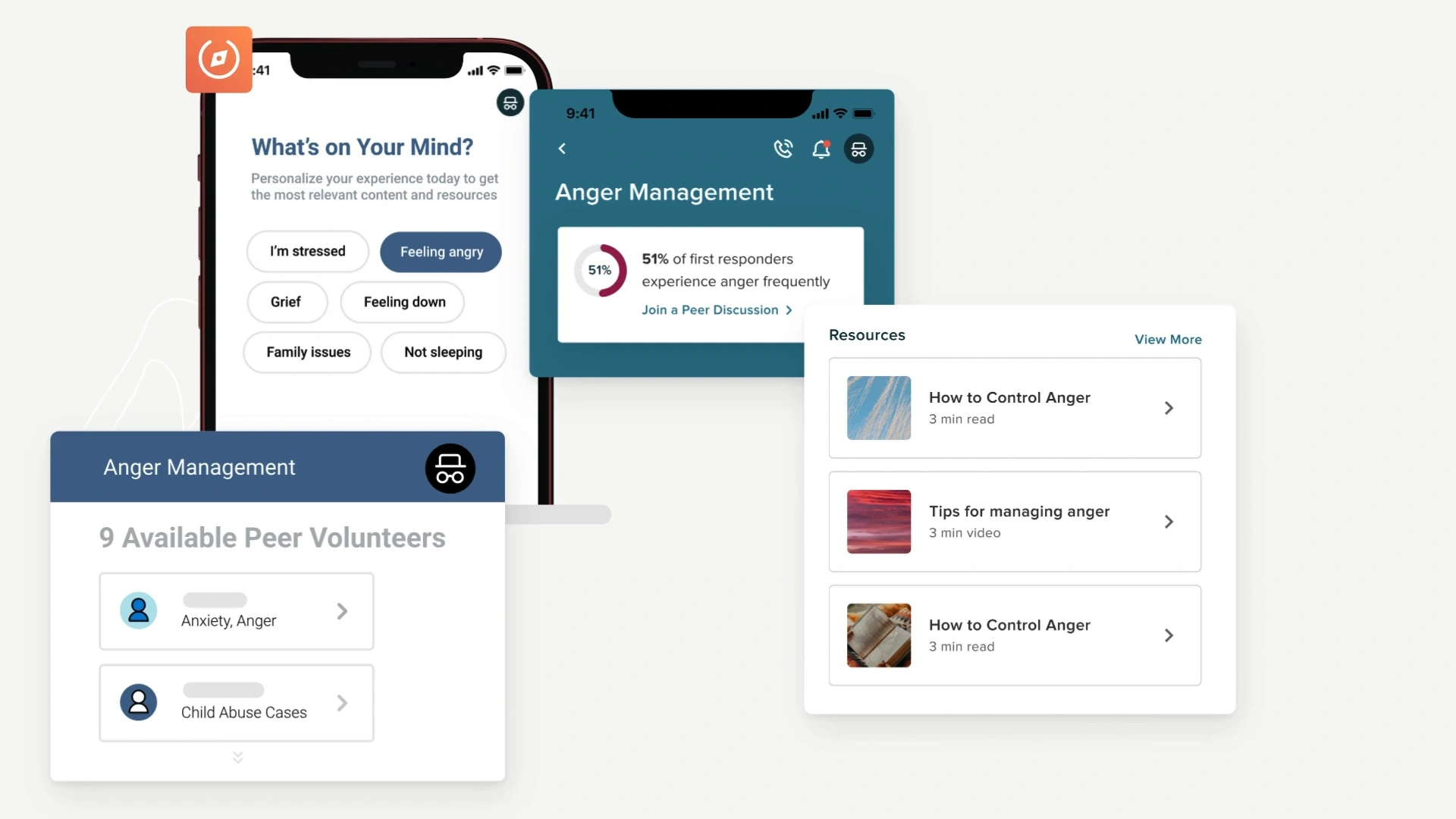 PowerLine by NEOGOV wellness application screens, shown as official product context